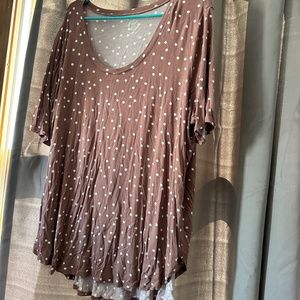 2x Polka Dot Tunic shirt